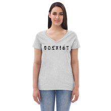 Load image into Gallery viewer, COEXIST Recycled V-neck T-shirt
