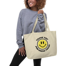 Load image into Gallery viewer, SMILEY Large Organic Tote Bag
