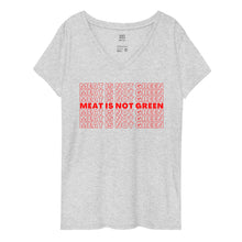 Load image into Gallery viewer, NOT GREEN Recycled V-neck T-shirt
